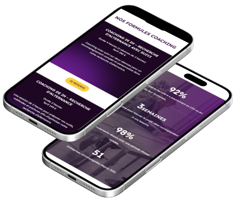communication cabinet de recrutement avec un site internet optimisé pour le responsive